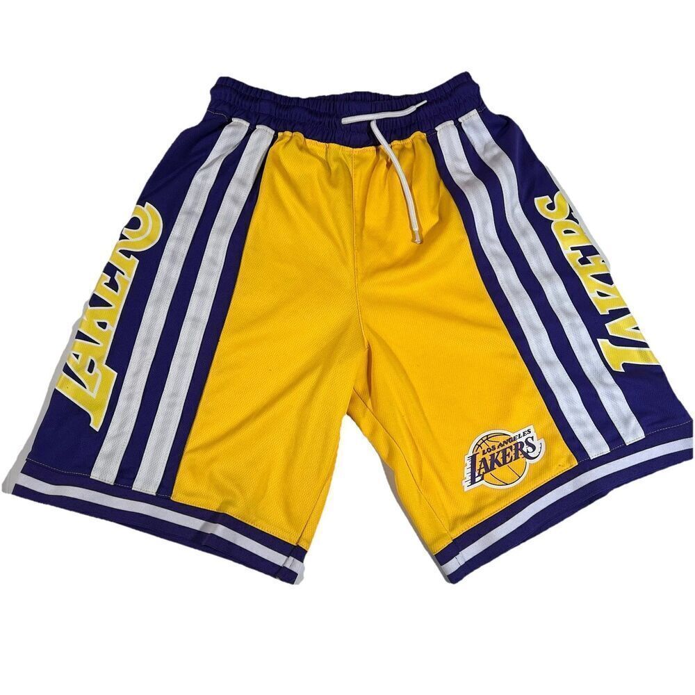 Los Angeles Lakers NBA Basketball Athletic Shorts Size Small